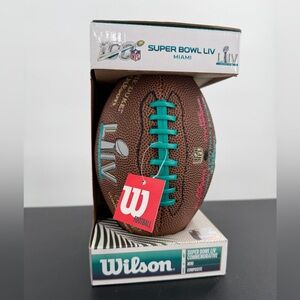Wilson NFL Super Bowl LIV Miami Commemorative Mini Football South Beach Edition